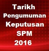 Pengumuman Keputusan Spm 2016 Smk Taman Sea